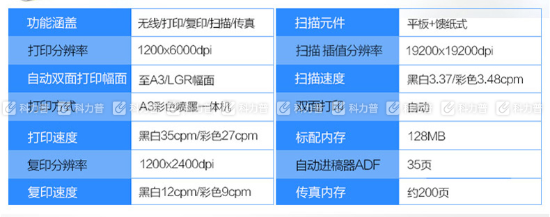 兄弟 Brother 彩色喷墨一体机 MFC-J3520