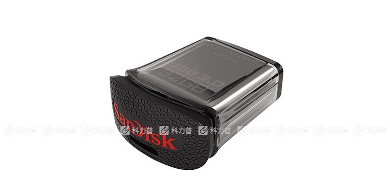 闪迪 SanDisk U盘 酷豆 CZ43 32GB USB3.0 (SDCZ43-032G-Z46)（银黑）
