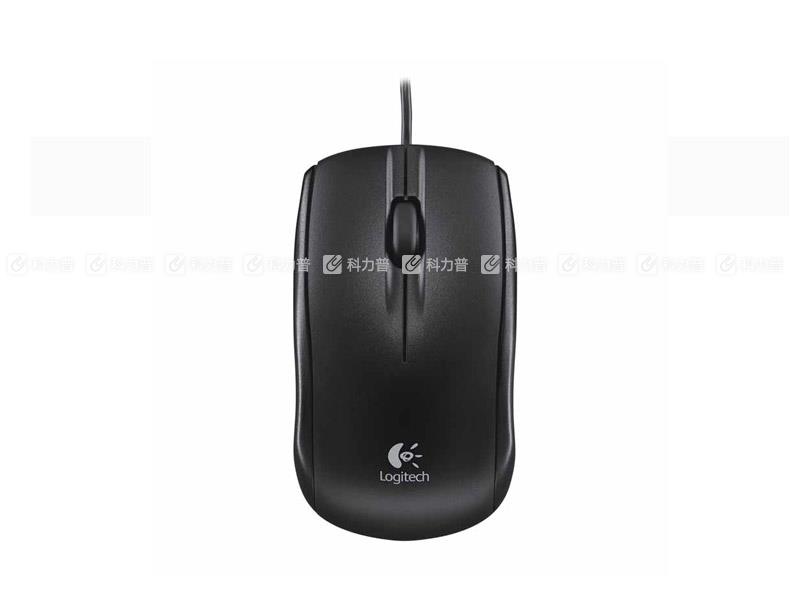 罗技 Logitech 有线键鼠套装 MK100二代 P+U（黑色）