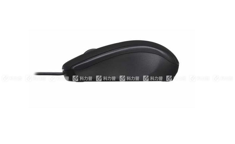 罗技 Logitech 有线键鼠套装 MK100二代 P+U（黑色）