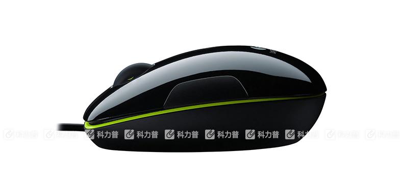 罗技LS1激光鼠标 LS1 黑色绿边