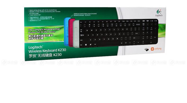 罗技 Logitech 无线键盘 K230