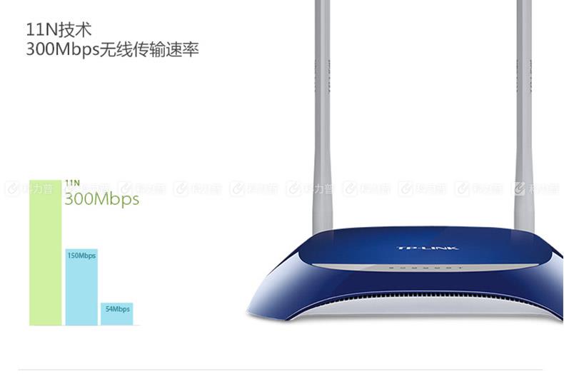TP-LINK TL-WR841N 300M无线路由器