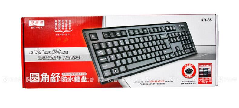 双飞燕 A4tech 有线键盘 KR-85 USB （黑色）