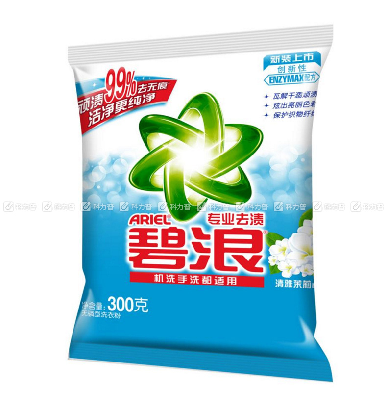 通用商品类型:洗衣粉净重量:300g功效:专业去渍无磷产地:中国保质期