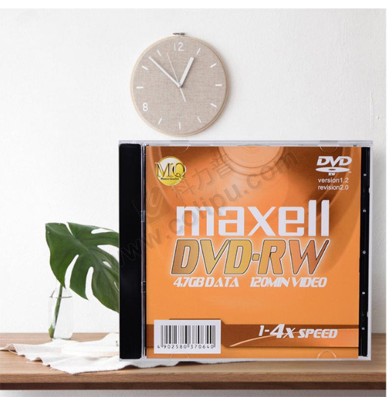 麦克赛尔 maxell 光盘 DVD RW 4 7G 单片装 2X 新包装4X 新老包装随机 融创集采商城