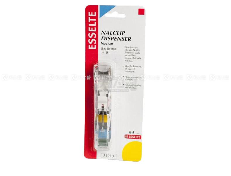 易达 Esselte 推夹器 (附8个光彩装帧夹) 81210 (通明) 易达 Esselte 推夹器 (附8个光彩装帧夹) 81210 (通明)