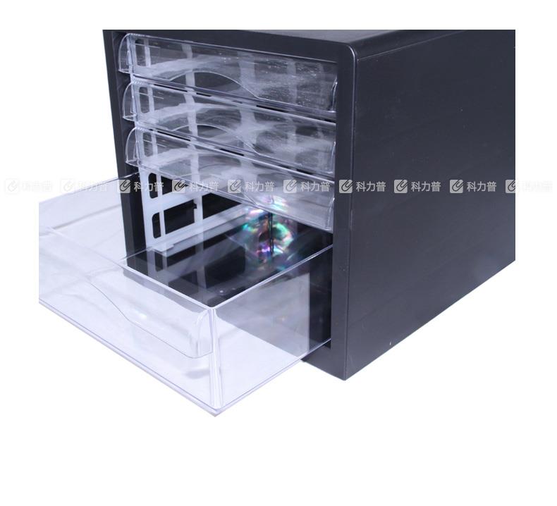 得力 Deli 四层文件柜 (不带锁)#9774 （黑色）