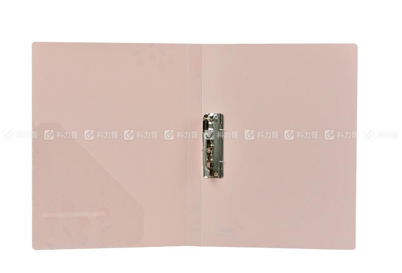 树德 花香文件夹  FB201A  A4 单强力夹 红色