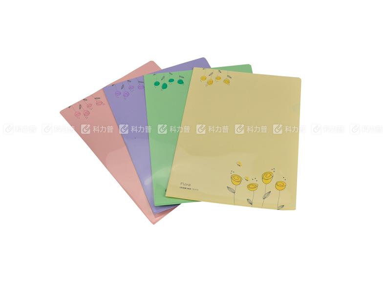 树德 花香二页文件套 FB206 A4 绿色