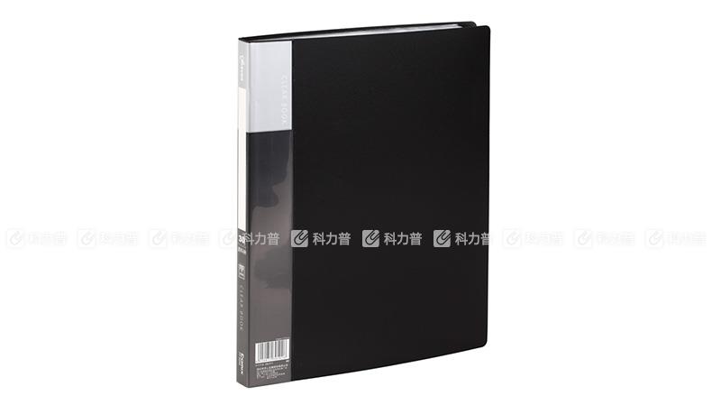 齐心 COMIX  超省钱资料册 PF30AK黑 A4 30袋