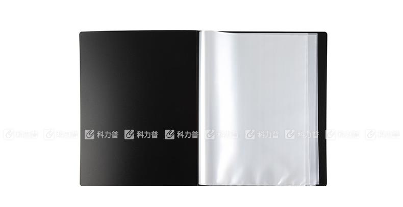 齐心 COMIX  超省钱资料册 PF30AK黑 A4 30袋