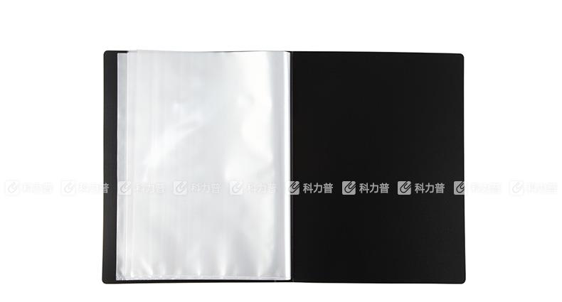齐心 COMIX  超省钱资料册 PF30AK黑 A4 30袋