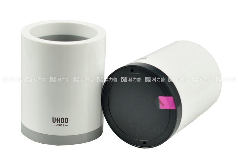 优和 UHOO 多用笔筒（收纳筒） 圆形 6901（混色：灰白色，黑白色）