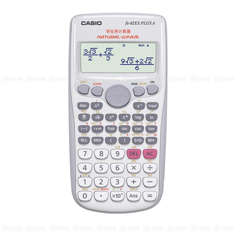 卡西欧 CASIO  函数科学计算器 FX-82ES PLUS A （白色）