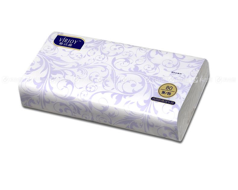 唯洁雅 简易袋装面巾纸 V312A 80抽/包 96包/箱