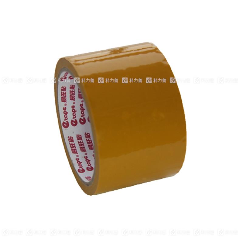 易旺贴 米黄封箱胶带 60mm*40y 6卷/筒