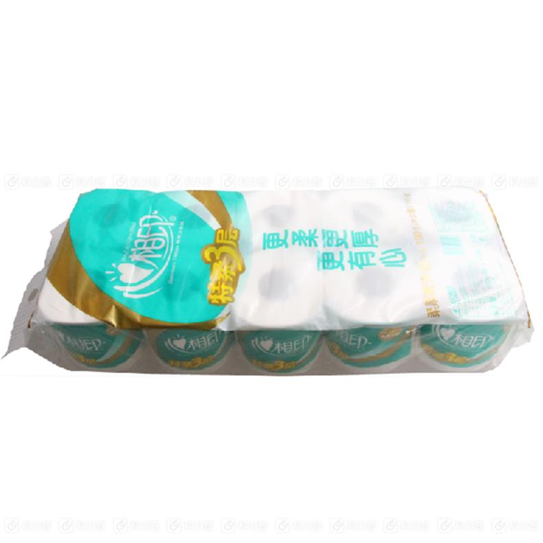 心相印 三层小卷纸 BT810 180g 10卷/提 5提/箱