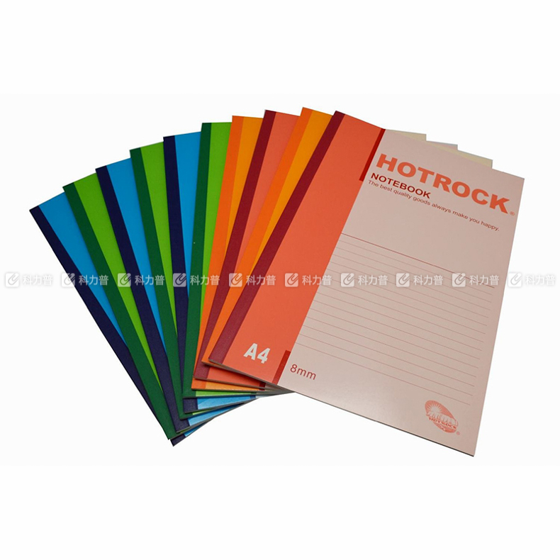 何如 HOTROCK 无线装订本 N1050 A5 50页 （混色） 12本/封