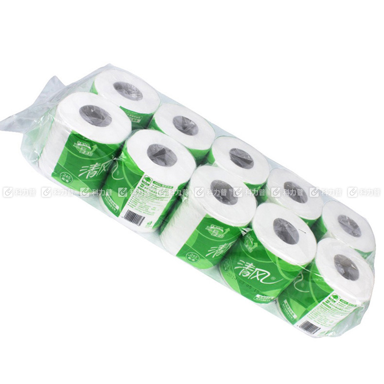 清风 卷筒卫生纸 B22AA3 3层 245段 10卷/提 10提/箱