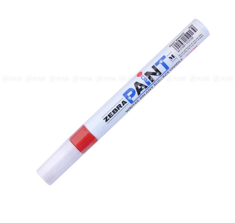 斑马 ZEBRA PAINT油漆笔 MOP-200M 2.5mm （红色）