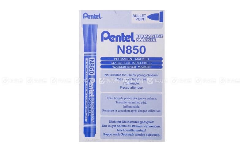 派通 Pentel 永久性记号笔 N850 1.8mm （蓝色）