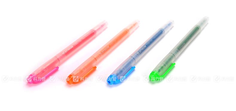 白金 双头荧光笔 CSD-120 粗4.0mm、细0.5mm 橙