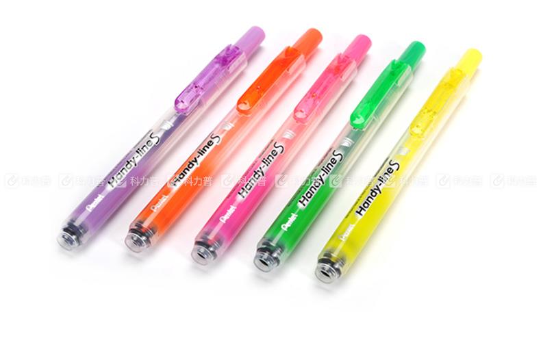 派通 按压式荧光笔 SXS15 1.0~3.6mm 粉红