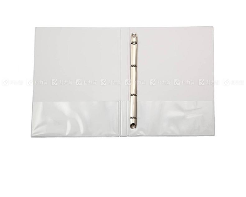 易达 加插封面文件夹 A4背宽22mm 4孔 白