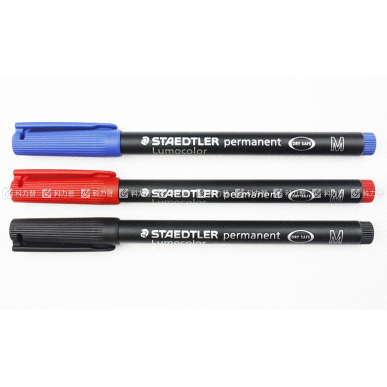 施德楼 STAEDTLER 油性记号笔 M317-9 1.0mm (黑色) 10支/盒