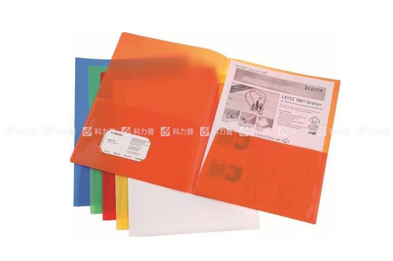 易达 亮彩单色双袋文件套 A4 74090