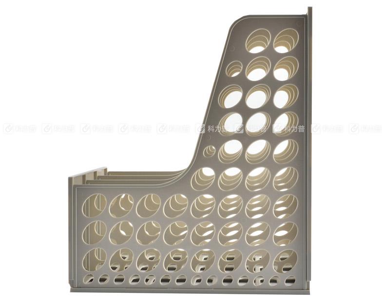 得力 Deli 三格文件架 9843 （银灰色）