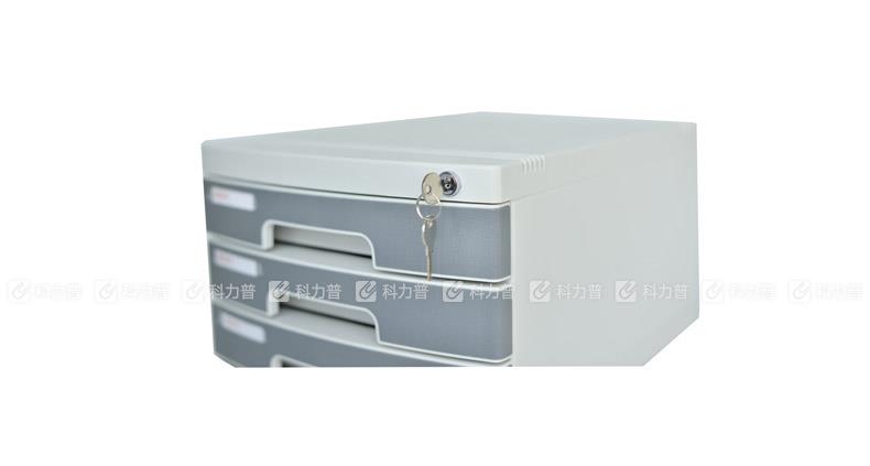 得力 文件柜(带锁)三层 8833