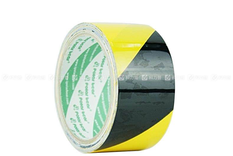 北极熊双色警示胶带WA-044Y 48mm*20Y 1卷