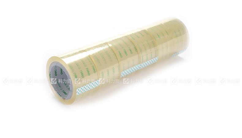 得力超透明OPP封箱胶带30323 60mm*60y 1筒(6卷)