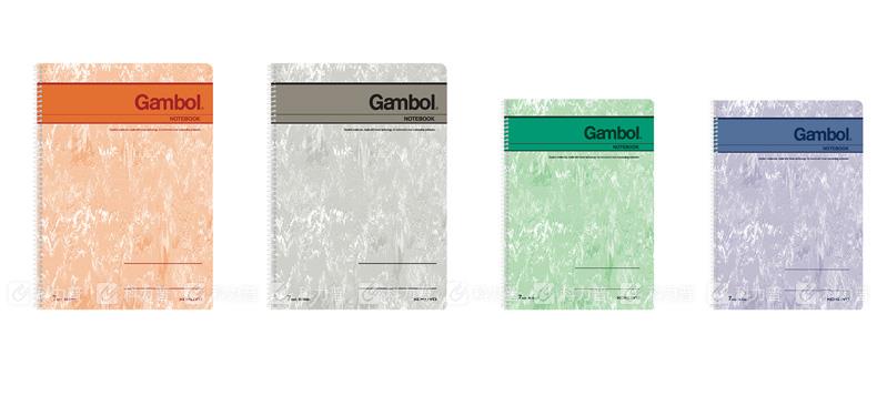 渡边 Gambol 螺旋装订笔记本 S5803 A5 80页
