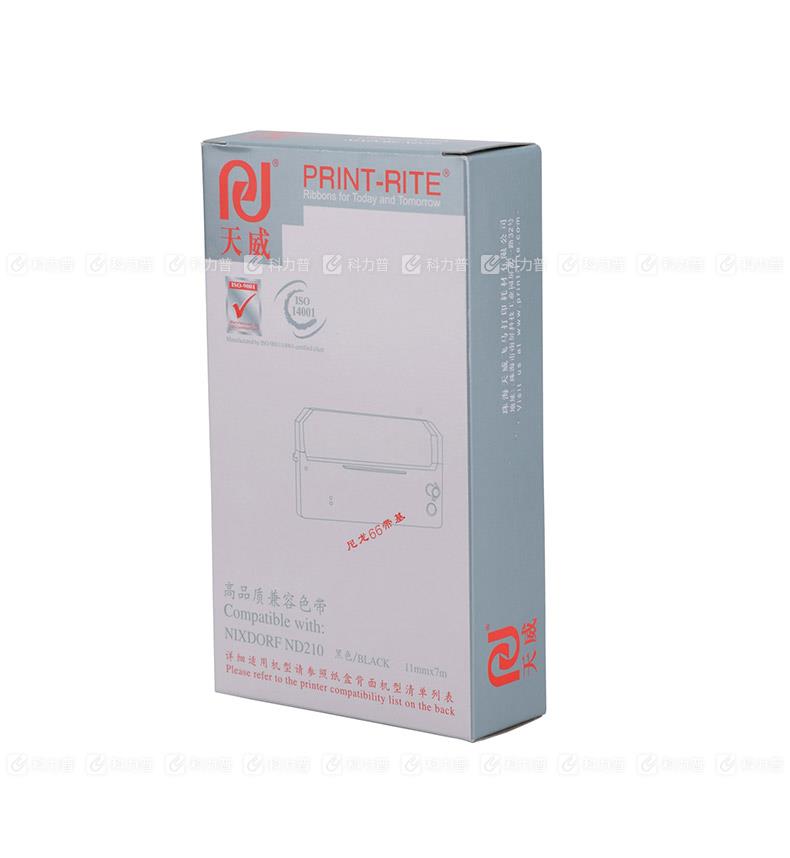 天威 PRINT-RITE 色带框 ND210 (NIXDORF ND210) RFN118BPRJ 11mm*7m (黑色) 天威 PRINT-RITE 色带框 ND210 (NIXDORF ND210) RFN118BPRJ 11mm*7m (黑色)