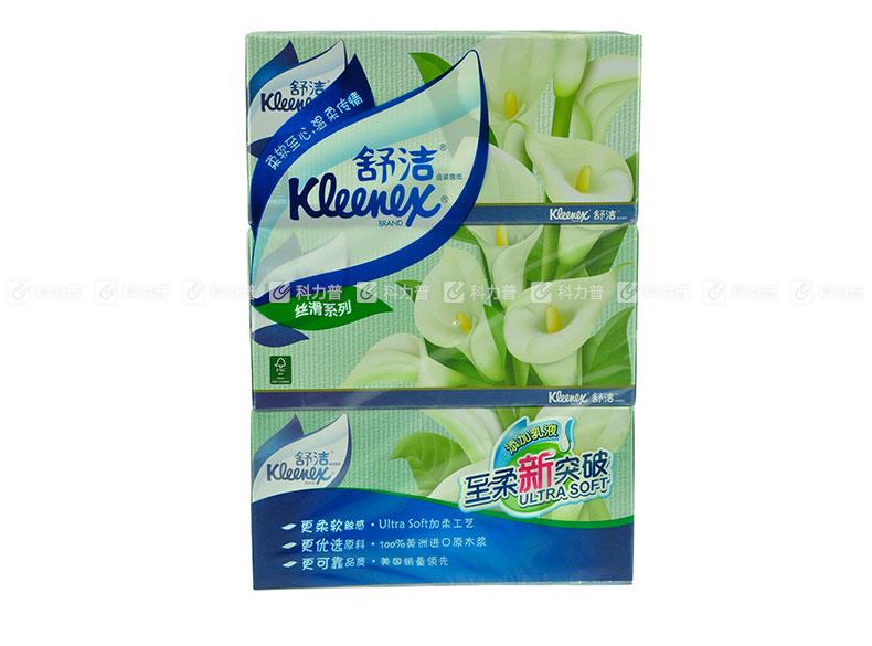 舒洁 盒装面纸200抽(马蹄莲)