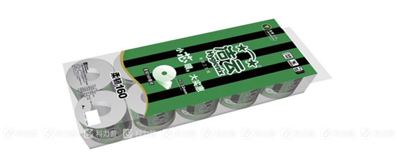 洁云 三层平纹卷筒卫生纸 XS-112619 160g 10卷/组