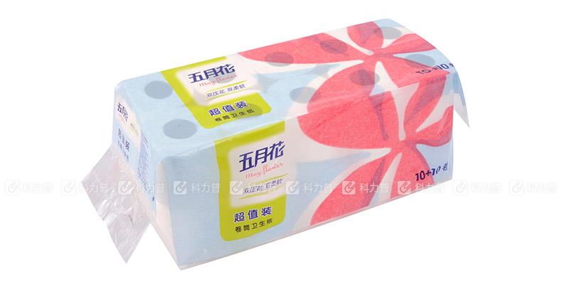 五月花 卷筒卫生纸 双层 20卷/包