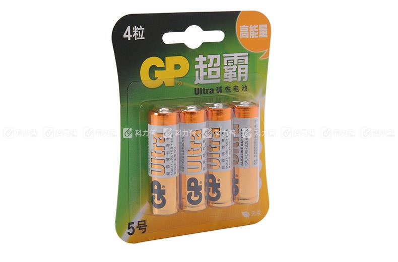 GP超霸 碱性电池 5号 4节