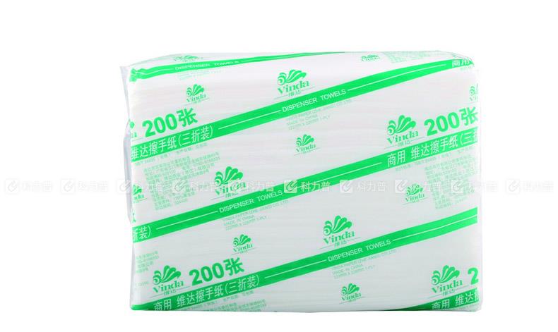 维达 三折擦手纸 20包/箱