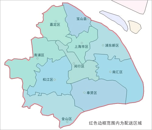 上海地图区域划分