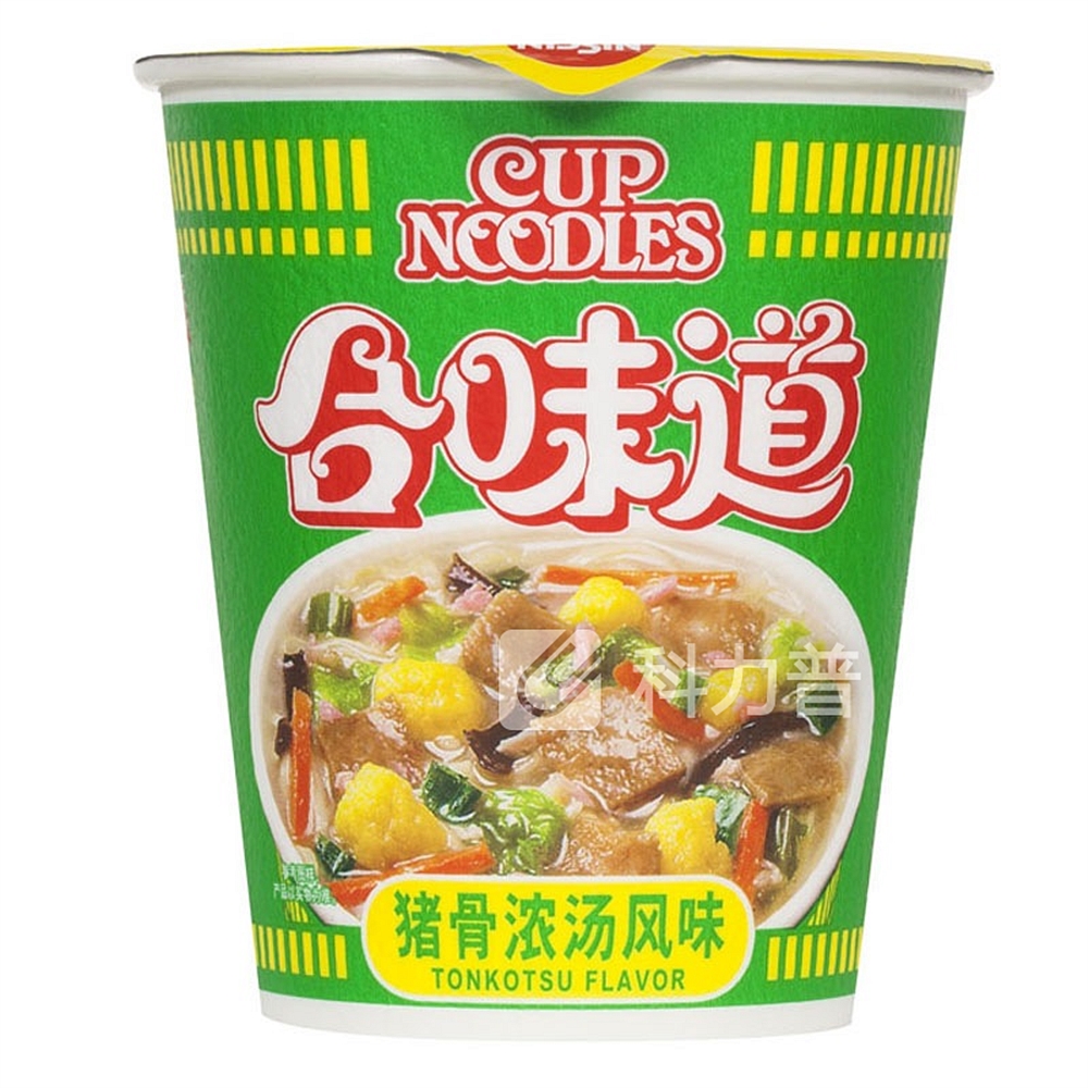 日清nissin 合味道速食面 86g/杯 12杯/箱 猪骨浓汤风味