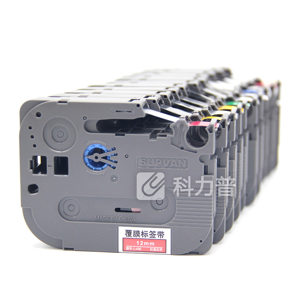 硕方supvan 标签机色带 l-121 9mm (透明底/黑字)
