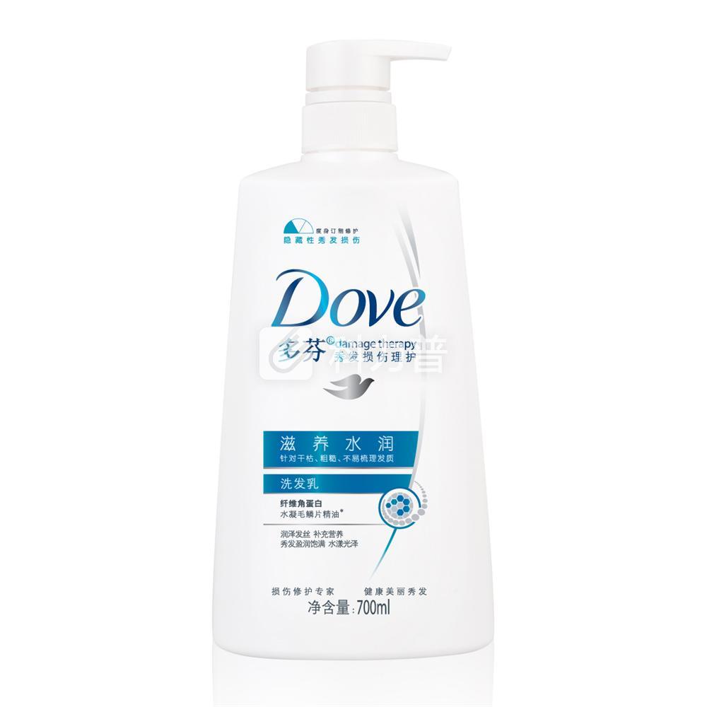 多芬dove 滋养水润润发洗发乳 700ml/瓶 6瓶/箱