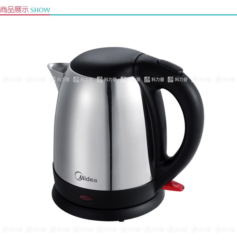 美的(Midea)12S03E1D 不锈钢电水壶 1.2L