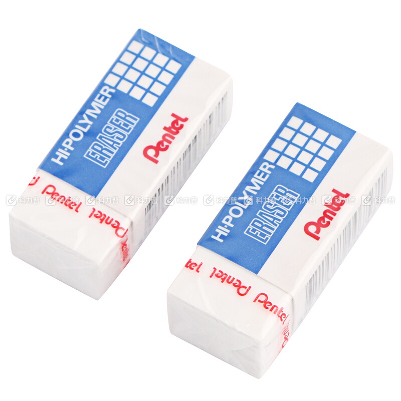 派通pentel 高聚物橡皮 zeh03 35*16*12mm (白色) 60块/盒