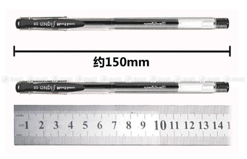 三菱 uni 双珠啫喱笔 UM-100-05 0.5mm (黑色) 10支/盒 (替芯：UMR-5)