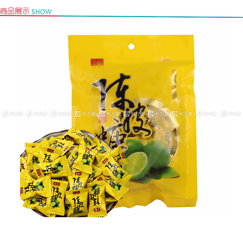 鸿英 鸿英 陈皮糖 100g/袋  30袋/箱